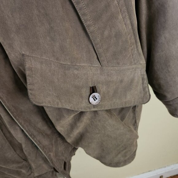 Rainforest  Rugged Elegance Down Barn Coat Tabacco Size XL - Picture 12 of 15